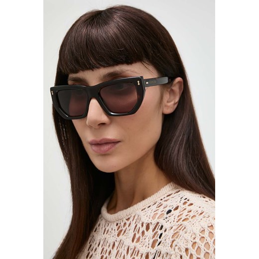 Gucci okulary przeciwsłoneczne damskie kolor brązowy GG1520S ze sklepu ANSWEAR.com w kategorii Okulary przeciwsłoneczne damskie - zdjęcie 170979283