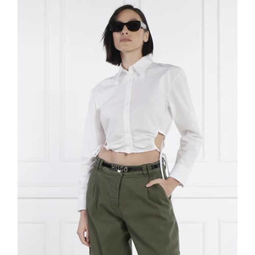 HUGO Koszula Eliesa | Cropped Fit 42 promocyjna cena Gomez Fashion Store