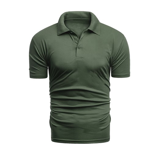 Koszulka polo Eutex - zielona ze sklepu Risardi w kategorii T-shirty męskie - zdjęcie 170980390