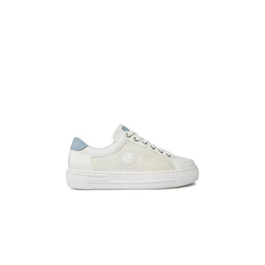 Rieker Sneakersy L8803-80 Biały ze sklepu MODIVO w kategorii Trampki damskie - zdjęcie 170984770