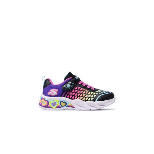 Skechers Sneakersy Lovely Colors 302312L/BKMT Czarny ze sklepu MODIVO w kategorii Buty sportowe dziecięce - zdjęcie 170984923