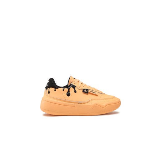 adidas Sneakersy Her Court GY3581 Pomarańczowy ze sklepu MODIVO w kategorii Buty sportowe damskie - zdjęcie 170984963