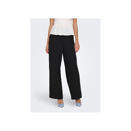 ONLY Spodnie materiałowe Thyra 15296375 Czarny Comfort Fit ze sklepu MODIVO w kategorii Spodnie damskie - zdjęcie 170984964