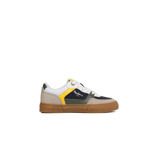 Pepe Jeans Sneakersy Kenton Master Combi B PBS30548 Granatowy ze sklepu MODIVO w kategorii Trampki dziecięce - zdjęcie 170985172