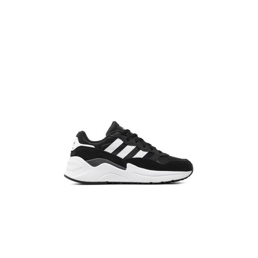 adidas Sneakersy Retropy Adisuper W GY6822 Czarny ze sklepu MODIVO w kategorii Buty sportowe damskie - zdjęcie 170985303