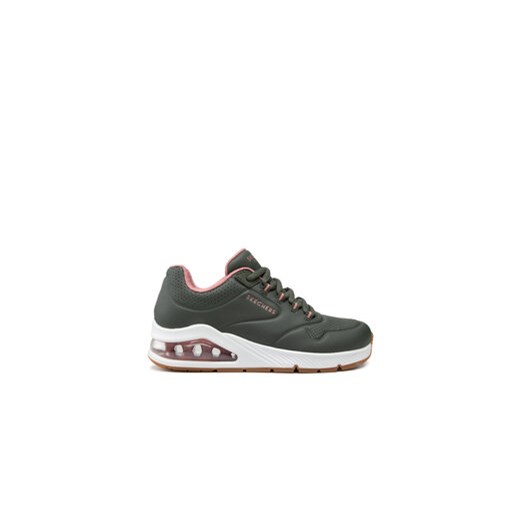 Skechers Sneakersy Uno 2 2nd Best 155542/OLV Zielony ze sklepu MODIVO w kategorii Buty sportowe damskie - zdjęcie 170985350