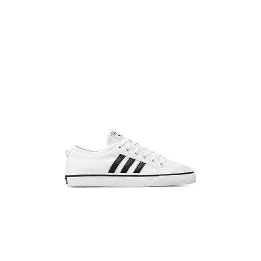 adidas Sneakersy Nizza CQ2333 Biały ze sklepu MODIVO w kategorii Trampki damskie - zdjęcie 170985431