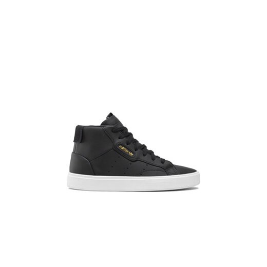 adidas Sneakersy Sleek Mid W EE4727 Czarny ze sklepu MODIVO w kategorii Trampki damskie - zdjęcie 170985570