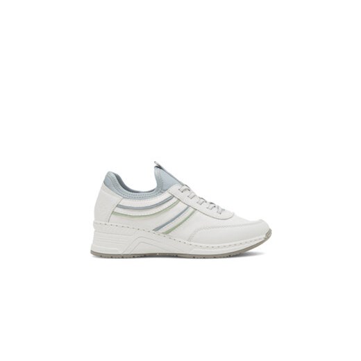 Rieker Sneakersy N4381-80 Biały ze sklepu MODIVO w kategorii Buty sportowe damskie - zdjęcie 170985572
