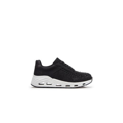 Rieker Sneakersy N5201-00 Czarny ze sklepu MODIVO w kategorii Buty sportowe damskie - zdjęcie 170985702