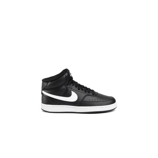 Nike Sneakersy Court Vision Mid CD5436 001 Czarny ze sklepu MODIVO w kategorii Buty sportowe damskie - zdjęcie 170985754