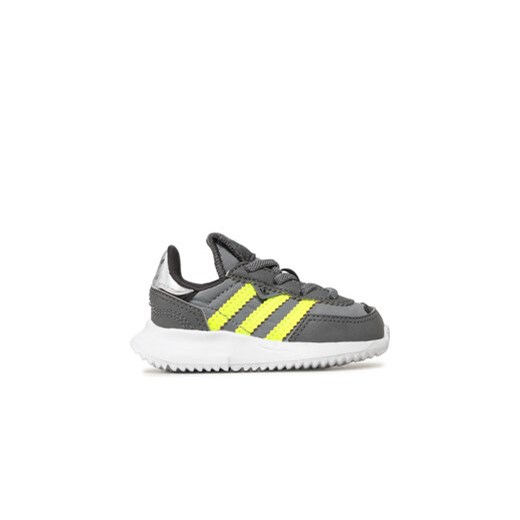 adidas Sneakersy Retropy F2 El I GZ0856 Szary ze sklepu MODIVO w kategorii Buciki niemowlęce - zdjęcie 170985910
