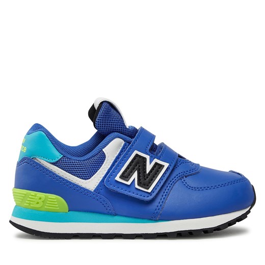 Sneakersy New Balance PV574CS Niebieski ze sklepu eobuwie.pl w kategorii Buty sportowe dziecięce - zdjęcie 170986530