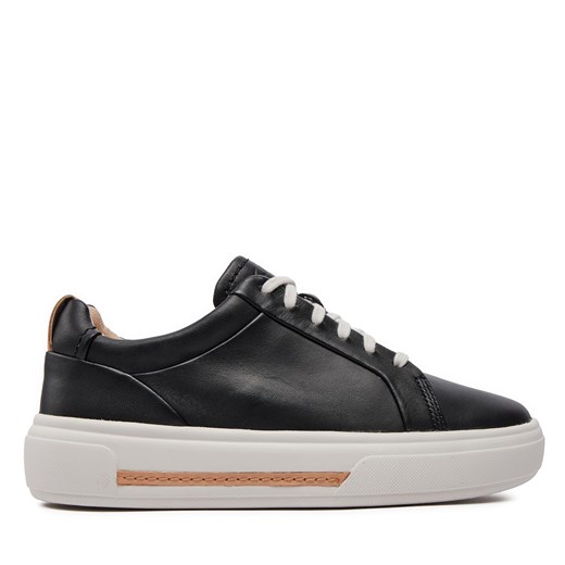 Sneakersy Clarks Hollyhock Walk 26176307 Black Leather ze sklepu eobuwie.pl w kategorii Trampki damskie - zdjęcie 170987302