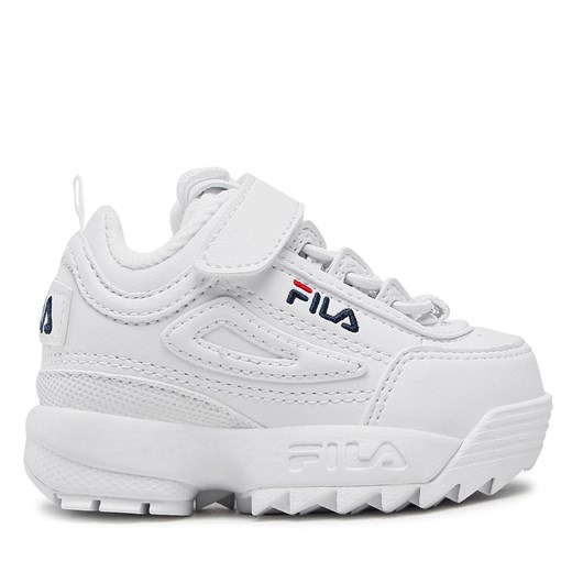 Sneakersy Fila Disruptor E Infants 1011298.1FG Biały ze sklepu eobuwie.pl w kategorii Buciki niemowlęce - zdjęcie 170987791