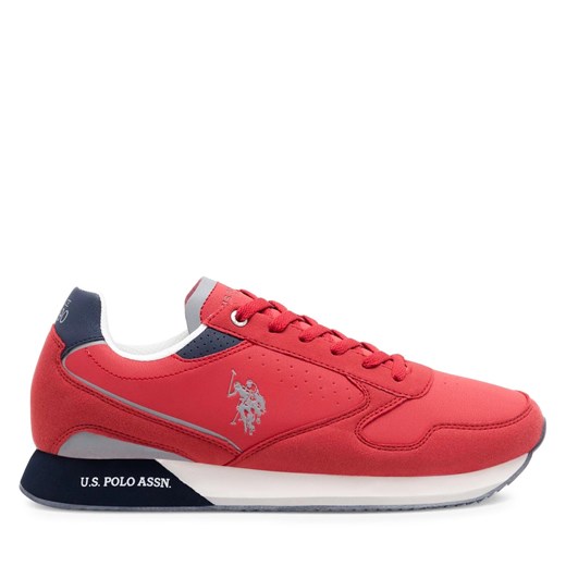 Sneakersy U.S. Polo Assn. NOBIL003M/CHY4 Czerwony ze sklepu eobuwie.pl w kategorii Buty sportowe męskie - zdjęcie 170987952