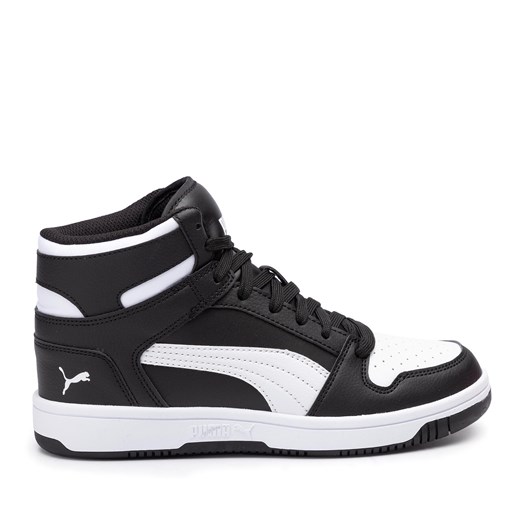 Sneakersy Puma Rebound Layup Sl Jr 370486 01 Czarny ze sklepu eobuwie.pl w kategorii Trampki dziecięce - zdjęcie 170988384
