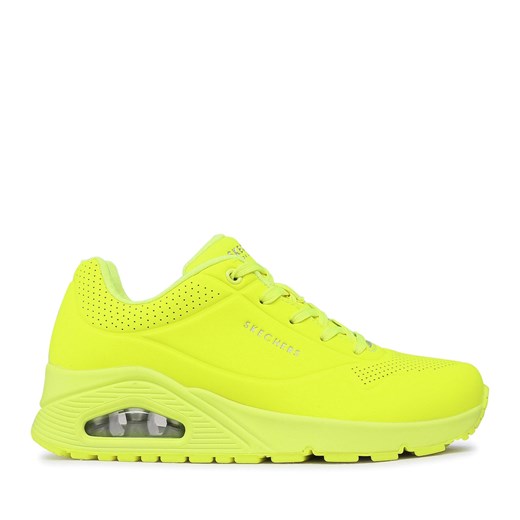 Sneakersy Skechers Night Shades 73667/NYEL Neon/Yellow Skechers 36.5 okazyjna cena eobuwie.pl