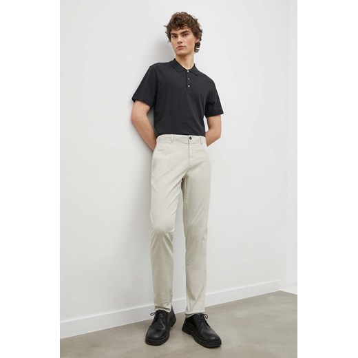 Theory polo bawełniane kolor czarny ze sklepu ANSWEAR.com w kategorii T-shirty męskie - zdjęcie 170989710