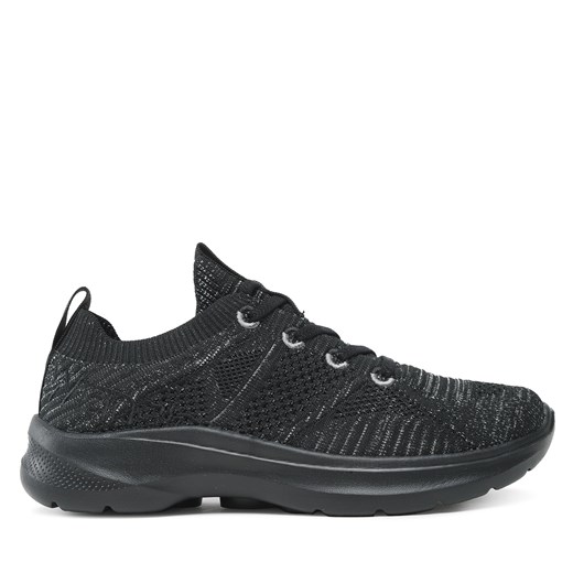 Sneakersy Wrangler Fresh Lace WL31670A Black/Black 296 ze sklepu eobuwie.pl w kategorii Buty sportowe damskie - zdjęcie 170992772
