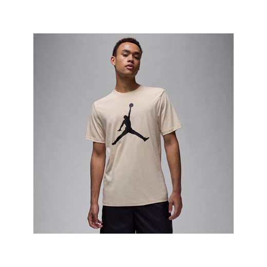 T-shirt męski Jordan Jumpman - Brązowy ze sklepu Nike poland w kategorii T-shirty męskie - zdjęcie 170993381