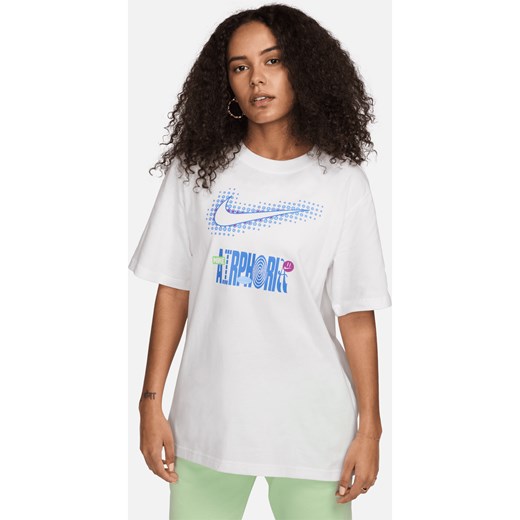 Nike bluzka damska z krótkim rękawem sportowa z napisem 
