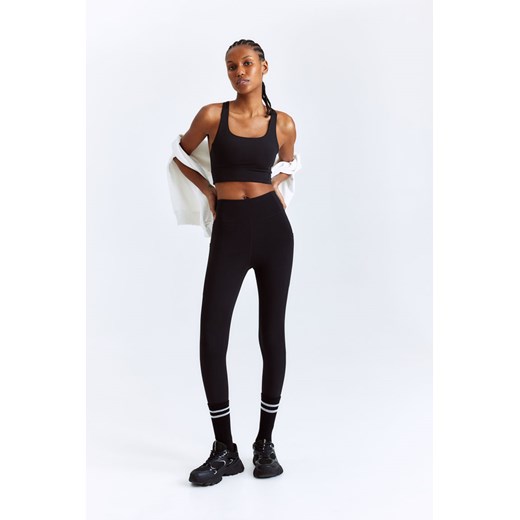 H & M - Legginsy sportowe DryMove - Czarny ze sklepu H&M w kategorii Spodnie damskie - zdjęcie 170993531