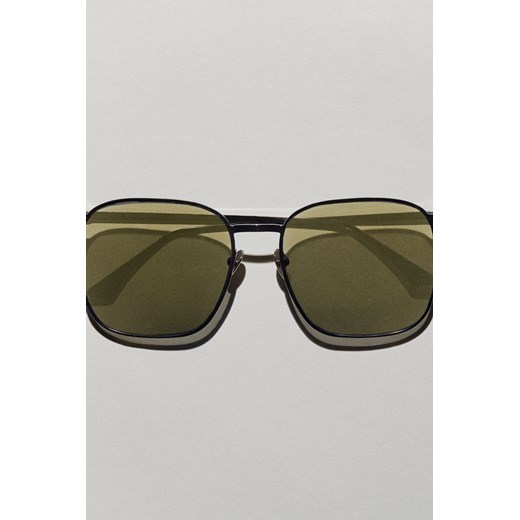 H & M - Okulary przeciwsłoneczne w woreczku - Srebrny H & M One Size H&M