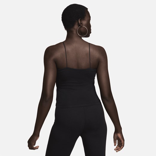 Damska przylegająca koszulka na cienkich ramiączkach Nike Sportswear Chill Knit Nike XXL (EU 52-54) Nike poland