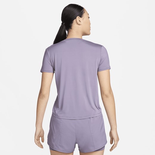 Damska koszulka z krótkim rękawem Dri-FIT Nike One Classic - Fiolet Nike M (EU 40-42) Nike poland