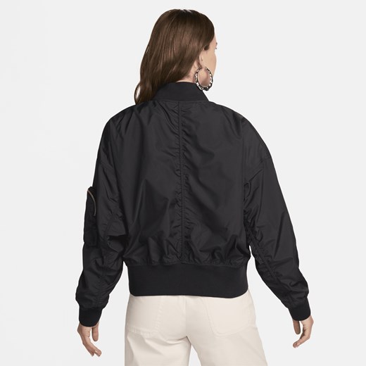 Damska oversizowa kurtka typu bomberka Nike Sportswear Essential - Czerń Nike S (EU 36-38) Nike poland