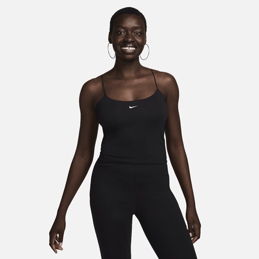 Damska przylegająca koszulka na cienkich ramiączkach Nike Sportswear Chill Knit Nike XXL (EU 52-54) Nike poland