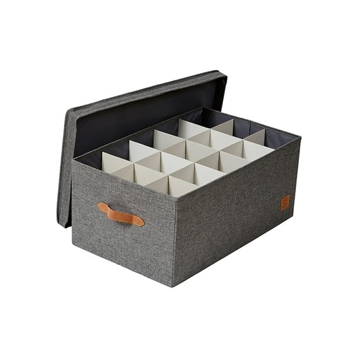 STORE IT Pudełko &quot;Premium&quot; w kolorze szarym na bombki - 58 x 25 x 36 cm ze sklepu Limango Polska w kategorii Przechowywanie - zdjęcie 170995404
