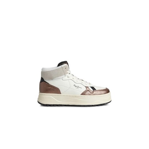 Pepe Jeans Sneakersy PLS31500 Biały ze sklepu MODIVO w kategorii Trampki damskie - zdjęcie 170996431
