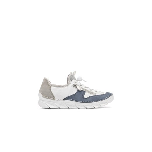 Rieker Sneakersy 55064-80 Biały ze sklepu MODIVO w kategorii Buty sportowe damskie - zdjęcie 170996671