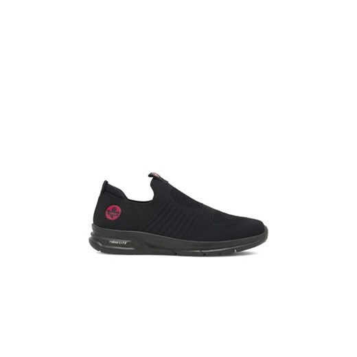Rieker Sneakersy B7365-00 Czarny ze sklepu MODIVO w kategorii Półbuty męskie - zdjęcie 170996891