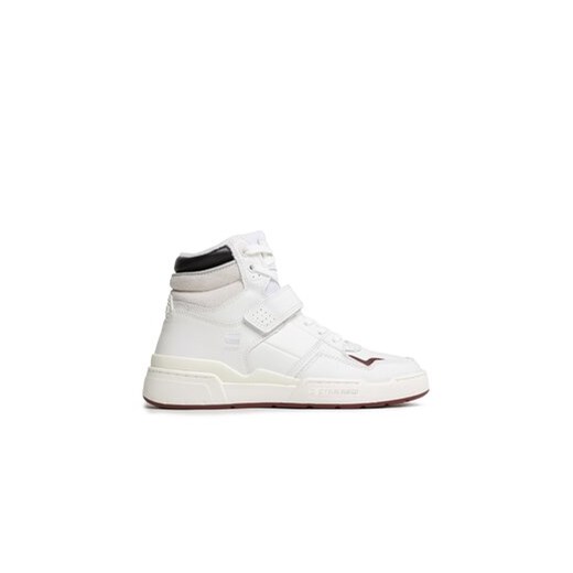 G-Star Raw Sneakersy Attacc Mid Lea W 2211 40708 Biały ze sklepu MODIVO w kategorii Buty sportowe damskie - zdjęcie 170997494