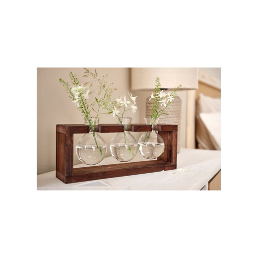 Komplet wazonów w ozdobnym stojaku ze sklepu bonprix w kategorii Wazony - zdjęcie 170999003