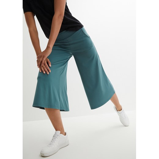 Spodnie culotte, długość do łydki ze sklepu bonprix w kategorii Spodnie damskie - zdjęcie 170999062