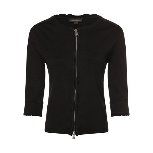 Franco Callegari Damska kurtka koszulowa Kobiety Bawełna czarny jednolity ze sklepu vangraaf w kategorii Bluzki damskie - zdjęcie 170999291