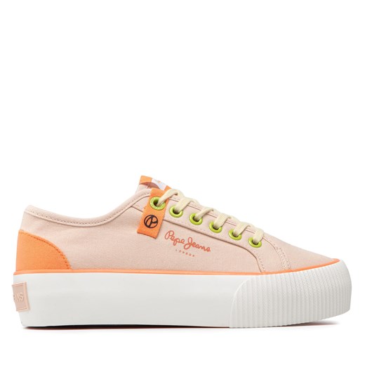Sneakersy Pepe Jeans Ottis W Bass PLS31299 Pale Pink 300 Pepe Jeans 40 okazja eobuwie.pl