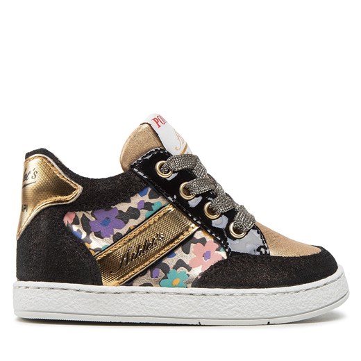 Sneakersy Pom d'Api Print Animal Fl N1SECR0406 M Noir/Dore/Multi ze sklepu eobuwie.pl w kategorii Buciki niemowlęce - zdjęcie 171001124