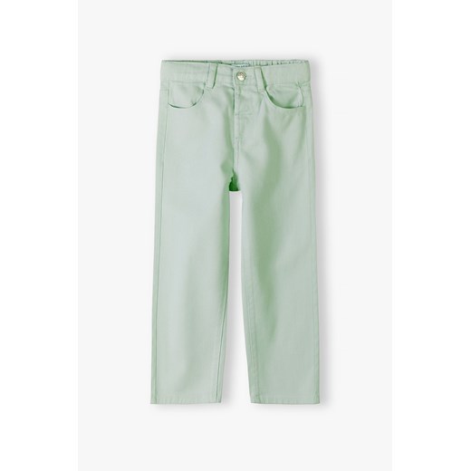 Spodnie dziewczęce - Wide Leg - zielone - Max&Mia ze sklepu 5.10.15 w kategorii Spodnie dziewczęce - zdjęcie 171001314