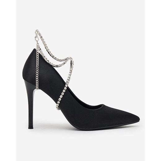 Royalfashion Damskie czółenka z cyrkoniami Abeccar Royalfashion.pl 40 okazja royalfashion.pl