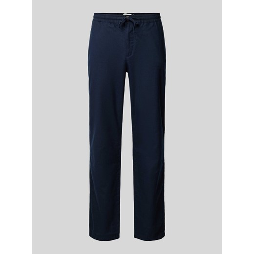 Spodnie o kroju regular fit z tunelem ze sklepu Peek&Cloppenburg  w kategorii Spodnie męskie - zdjęcie 171001463