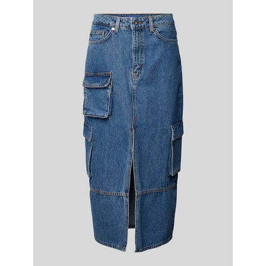 Spódnica jeansowa z kieszeniami cargo model ‘Gesea’ ze sklepu Peek&Cloppenburg  w kategorii Spódnice - zdjęcie 171001732