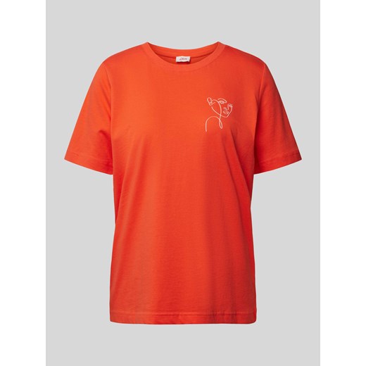 T-shirt z nadrukowanym motywem ze sklepu Peek&Cloppenburg  w kategorii Bluzki damskie - zdjęcie 171001971