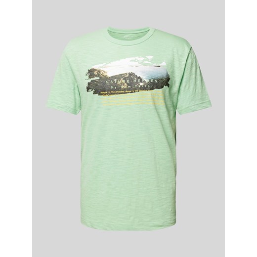 T-shirt z nadrukiem z motywem z logo ze sklepu Peek&Cloppenburg  w kategorii T-shirty męskie - zdjęcie 171002152