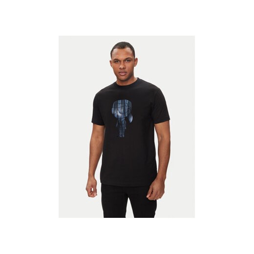 KARL LAGERFELD T-Shirt 755424 542241 Czarny Regular Fit ze sklepu MODIVO w kategorii T-shirty męskie - zdjęcie 171002462
