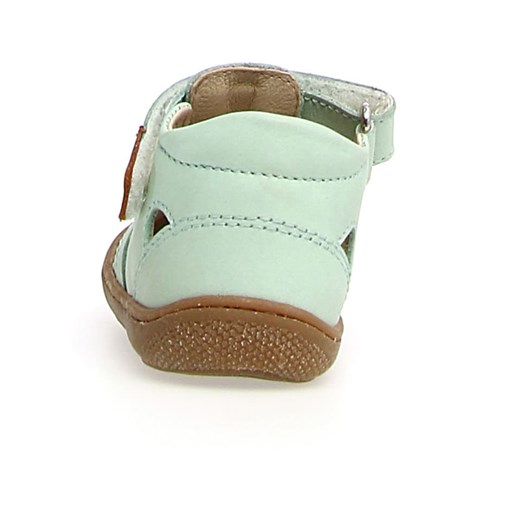 Naturino Skórzane półsandały w kolorze miętowym Naturino 21 okazyjna cena Limango Polska